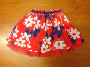Easy DIY Toddler Skirt, handmade
